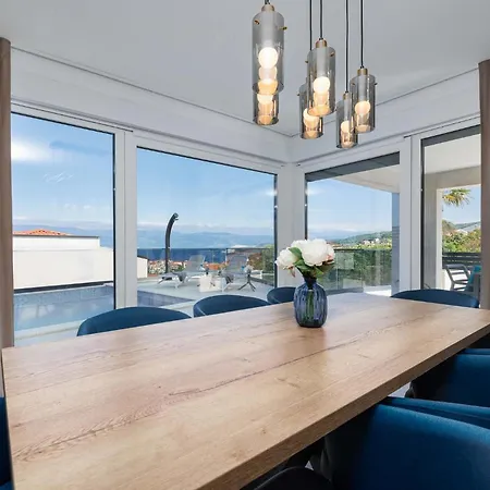 Sunset I With Private Pool And Beautiful Sea View Villa Vrbnik (Primorje-Gorski Kotar)