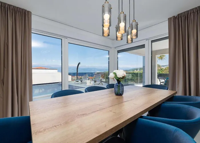 Sunset I With Private Pool And Beautiful Sea View Villa Vrbnik (Primorje-Gorski Kotar)