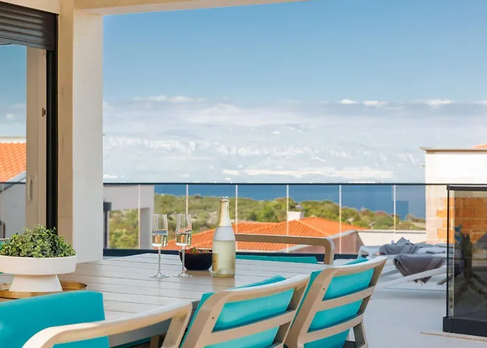 Sunset I With Private Pool And Beautiful Sea View