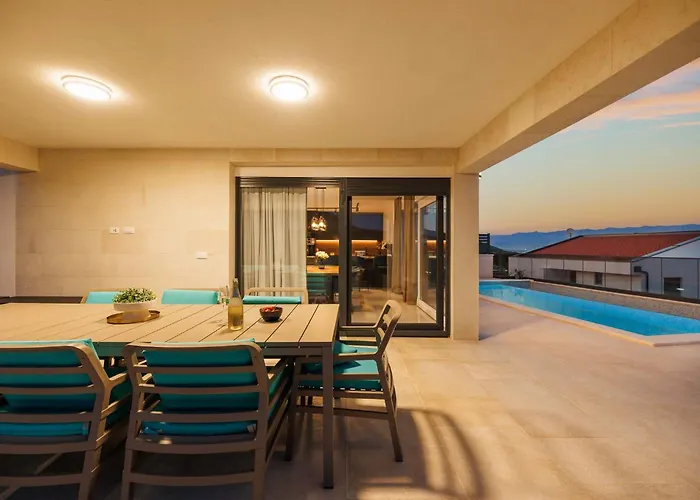 Villa Sunset I With Private Pool And Beautiful Sea View *